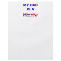 Dad is a Hero flyers by HappyDoggies Dad is a Hero flyers