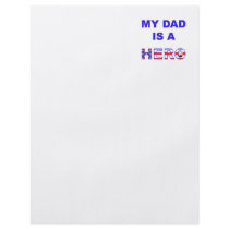 Dad is a Hero flyers