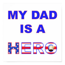 Dad is a Hero Posters