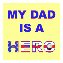 Dad is a Hero Posters