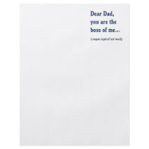 Dad is Boss of Me Flyers