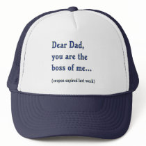 Dad is Boss of Me Mesh Hats