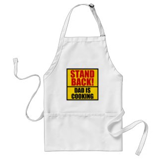 Dad Is Cooking Funny Barbecue Apron apron