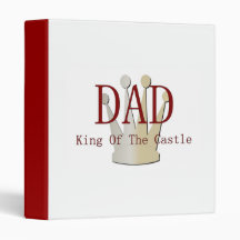 Dad King Of The Castle Binder