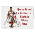 Dad - Knight in Shining Armor cards