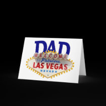 DAD Las Vegas Birthday or Father's Day Card