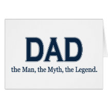 Dad Man Myth Legend cards