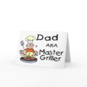 Dad Master Griller cards by CelebrationZazzle Dad Master Griller cards