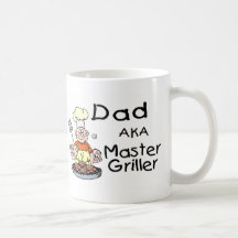 Dad Master Griller Coffee Mugs