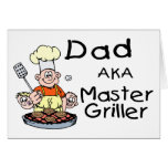 Dad Master Griller Greeting Card