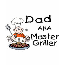 Dad Master Griller t-shirts