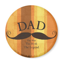 Dad Mustache Magnet magnets