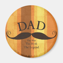 Dad Mustache Magnet magnets