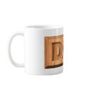 Dad name plate mugs