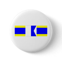 dad nautical flags button
