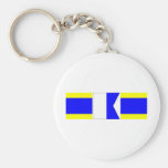 dad nautical flags key chains