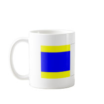 dad nautical flags mug