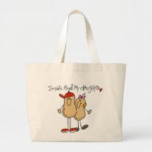 Dad - Nuts About My Daughter T-shirts and Gifts Tote Bag