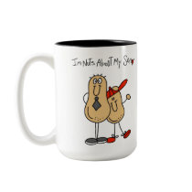 Dad Nuts About My Son Mug by stick_figures Dad Nuts About My Son Mug