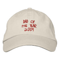 Dad Of The Year 2009 Baseball Cap embroidered hats