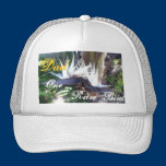 Dad One Rare Bird Trucker's Hat hats