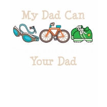 Dad Outswim Outbike Outrun Triathlon Kid Tee Shirt by RunnerTeesGifts Dad Outswim Outbike Outrun Triathlon Kid Tee Shirt