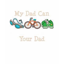 Dad Outswim Outbike Outrun Triathlon Long Sleeve T t-shirts by RunnerTeesGifts Dad Outswim Outbike Outrun Triathlon Long Sleeve T t-shirts