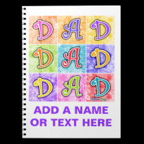 Dad Pop Art Notebook notebooks