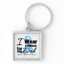 Dad - Prostate Cancer Ribbon Keychains