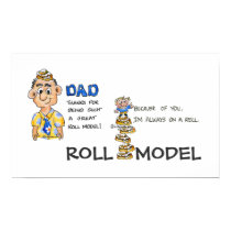 Dad Roll Model Poster Print