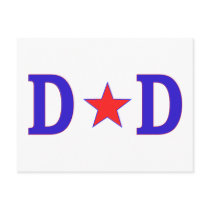 Dad Star Dad Post Card