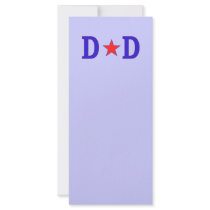 Dad Star Dad Custom Rack Card