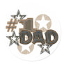 Dad Round Stickers