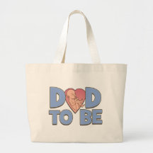 Dad to Be Maternity Canvas Bags