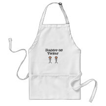 dad twins aprons