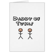 dad twins card
