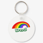 "Dad" with rainbow