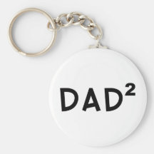 Dad x 2 keychain
