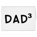 Dad x 3 cards