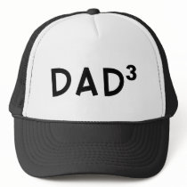 Dad x 3 hats