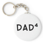 Dad x 4 key chain