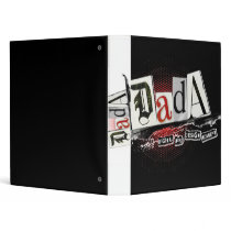 DADA Blk Binder White Spine