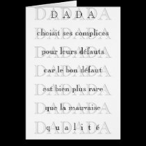 Dadaphorism # 2 cards by ZDROWWORDZ Dadaphorism # 2 cards