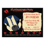 Dadchelor Bowling Party Invitations