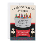 Dadchelor Diaper Keg Party Invitations