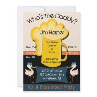 Dadchelor Party Invitations invitation