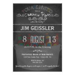 Dadchelor Party Invite in Chalkboard Typography