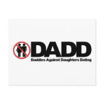 DADD Daddies Against Daughters Dating Post Card