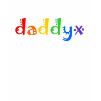 Daddy American Apparel T-Shirt (Fitted) by Quill_And_Me Daddy American Apparel T-Shirt (Fitted)