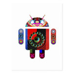 Daddy and Baby Android  -  Art101 by Navin Postcards